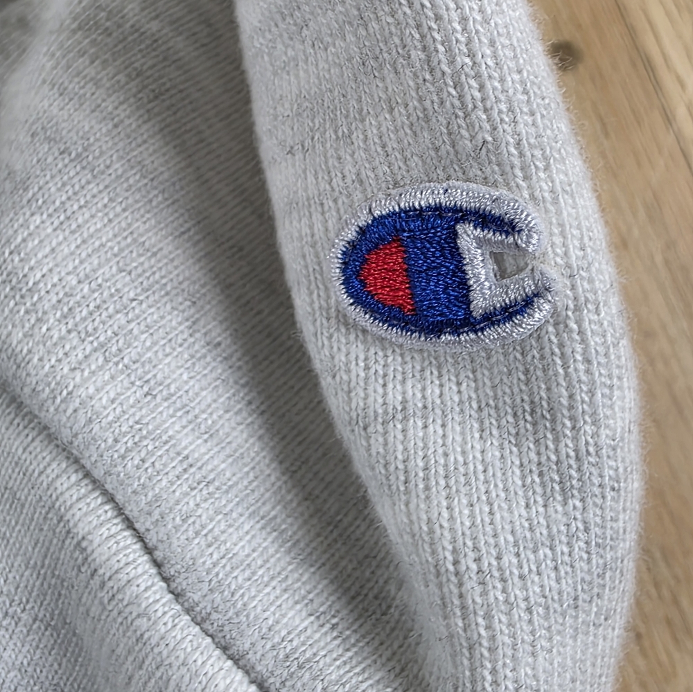 Champion Cream Mendocino Grove Graphic Pullover Hoodie Size XS - Picture 6 of 7